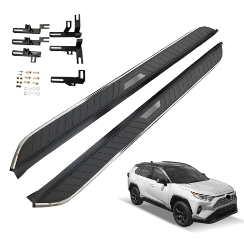 Estribos laterales para Toyota RAV4 2019-2025 aluminio