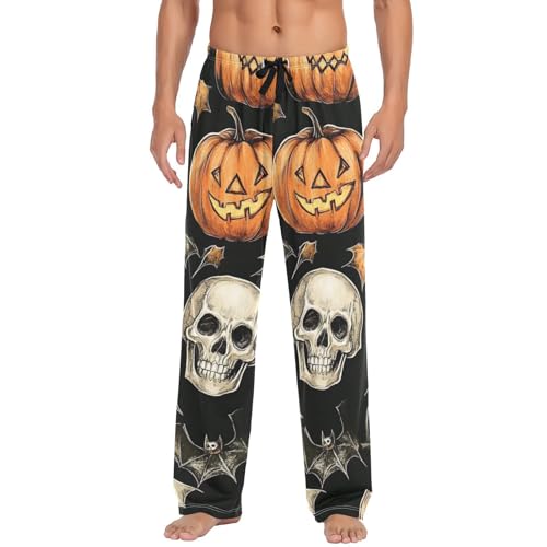 Men's Cotton Pajama Bottoms with Pockets Christmas Pajama Pants Separate Bottom Sleep Lounge Pants2