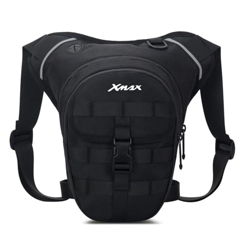 Sacoche de cuisse moto étanche pour scooter Yamaha X-Max avec sangles