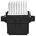 HVAC Blower Motor Resistor Control Module, Replaces 15-81638 15141283 Compatible with Chevy Cadillac GMC, Avalanche Camaro Equinox Silverado Suburban Tahoe Traverse, Acadia Sierra Terrain Yukon, More