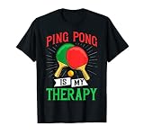 Ping Pong Juego de paleta de pelotas de jugador de tenis de Camiseta