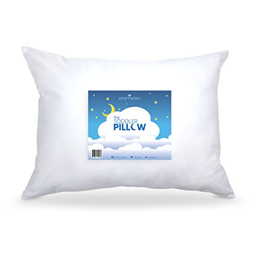 PharMeDoc Toddler Pillow for Kids 14 x 19 inch - No Pillowcase Needed