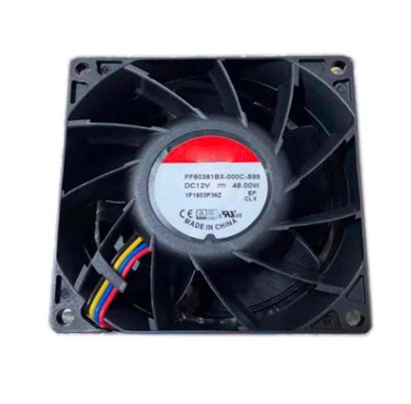 Ventilador 12V 48W de alta presión estática con control PWM para disipar calor extremo