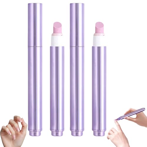 2025 Upgrade 3 en 1 Nail Care Pen, Cuticle Oil Pen Cuticle Pusher Nail Oil Pen with Ceramic Tip, Dry & Damaged Nails, Hidratar Strengthen Brighten Nails Care (2 unidades)