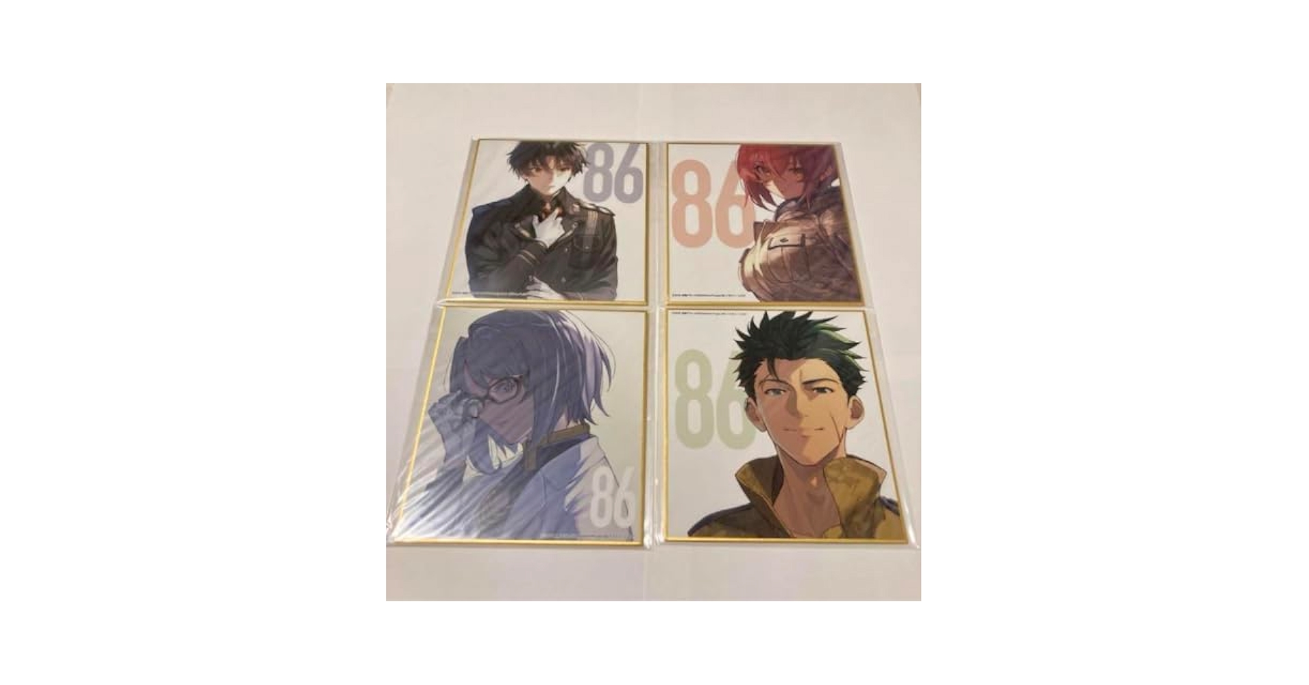 Amazon | 86 エイティシックス ミニ色紙4点 オンラインくじ