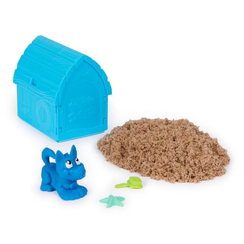 Kinetic Sand Dog House - with 170 g Magic Beach Sand, 1 Dog Figure and Accessories for Creative Indoor Sand Play Fun, for Children from 3 Years - Thumbnail 3
