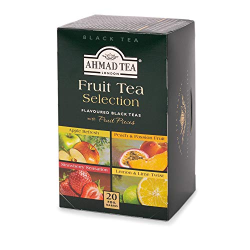 Ahmad Tea Selección de té de frutas de 4 tés con frutas negras - 20 bolsitas de té - Imagen 3