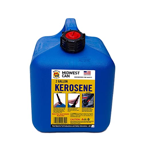 Midwest Can 2610 Kerosene Can - 2 Gallon Capacity #TOP2