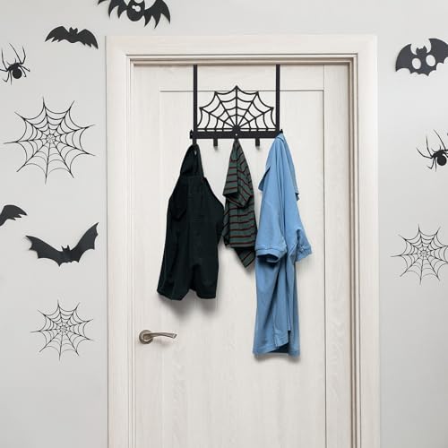 Reallnaive Over the Door Hooks Cobweb, 6 Hooks Towel Rack for Bathroom by Reallnaive - Used condition - Image 5