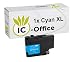 Produktbild 1x XL Patronen Cyan IC-Office Tintenpatronen mit Chip kompatibel zu Brother LC3239 LC 3239 LC-3239-XL für Drucker HL-J6000DW HL-J6100DW MFC-J5945DW MFC-J6945DW MFC-J6947DW