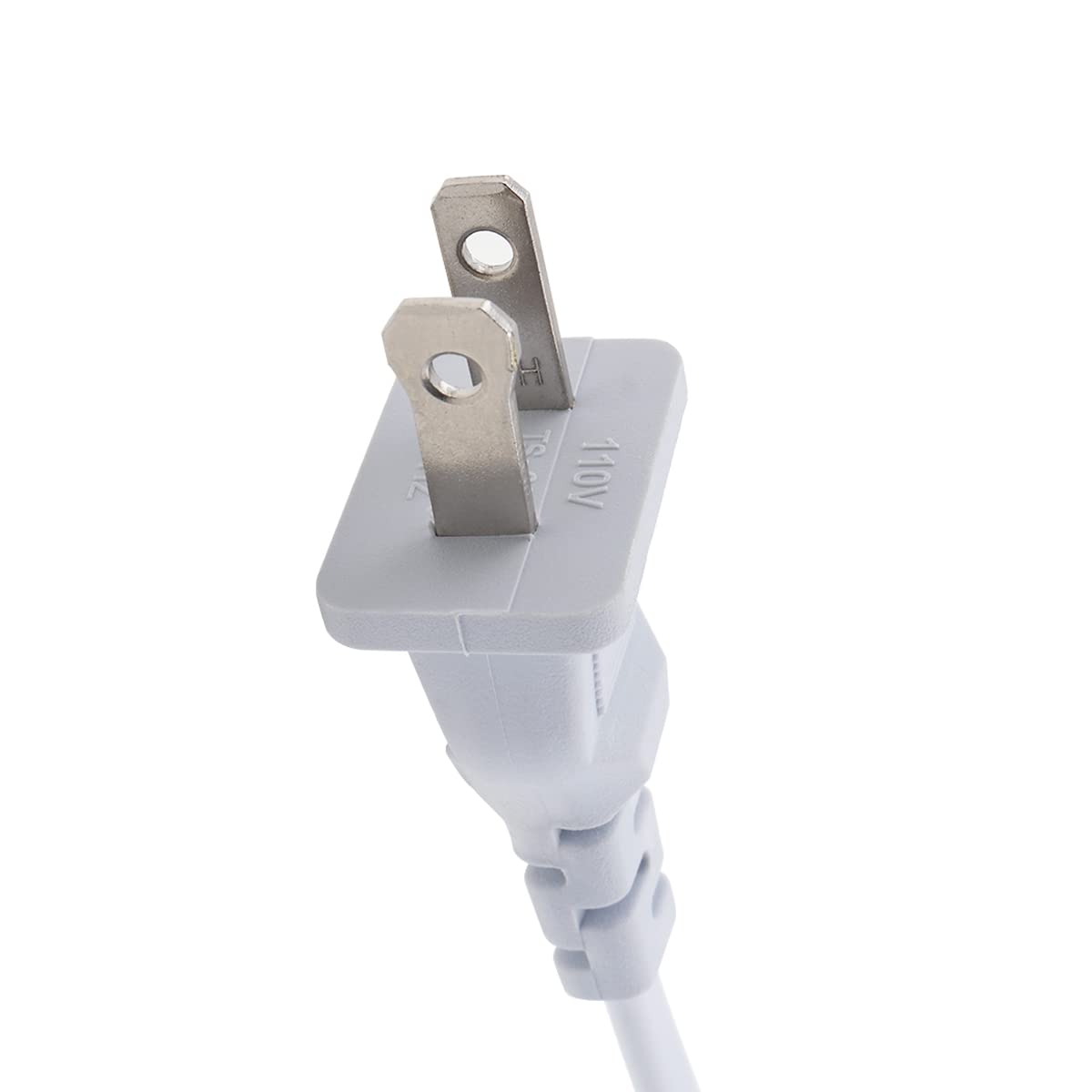 RTNLIT Lampenkabel mit Schalterknopf und geformtem Stecker, abisolierte Enden, bereit für die Verkabelung, 1,8 m, Weiß, 4 Stück