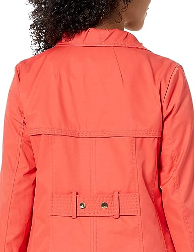 Jones New York Women's Plus Size Water-Resistant Rain Jacket Coat3