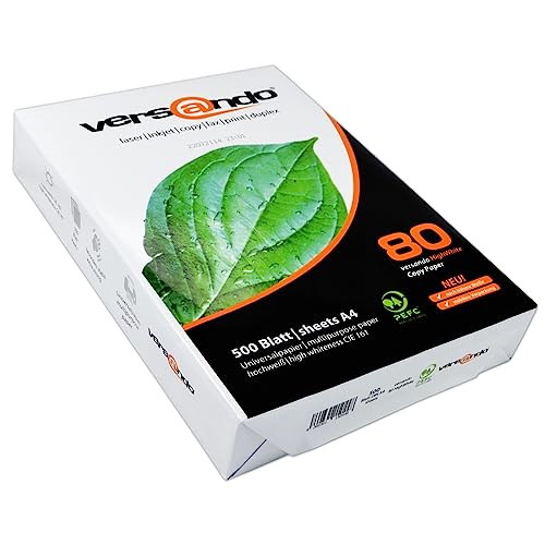 Versando Kopierpapier A4 80g – 500 Blatt HighWhite