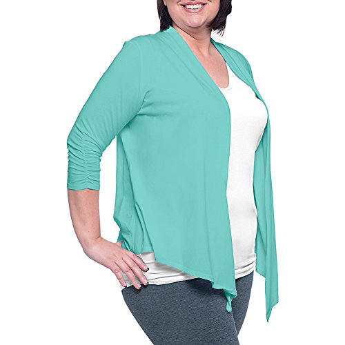 Soybu Women's Plus-Size Meryl Wrap Cardigan Sweater