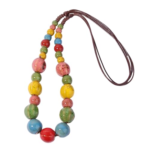 Collier ras du cou léger en céramique résistant aux couleurs résistantes aux températures élevées - Bijoux contemporains - Cadeau unique - Collier de...