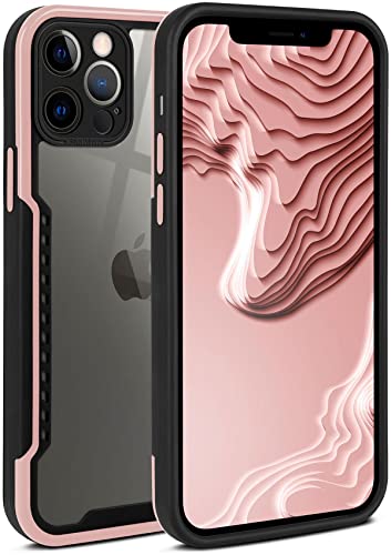 Coque antichoc silicone TPU rose compatible Apple iPhone 12 Pro