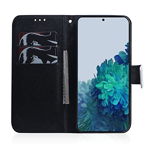 Memaxelus Compatible With Samsung Galaxy S22 Ultra 5G Phone Case Wallet Case With Kickstand Card Holder Slot Cute Animal Cover Luxury Pu Leather Phone Case For Galaxy S22 Ultra 5G Txc Oil Painting Owl #TOP6