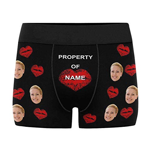 Custom face boxer printed photo property personalized face boxer …