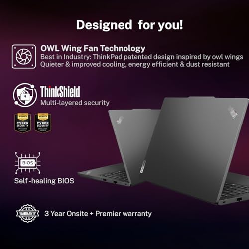 Image of Lenovo ThinkPad E14 Intel Core Ultra 5 125U 14 inch WUXGA IPS 300 Nits Thin and Light Laptop (16GB RAM /512GB SSD /DOS /Backlit /Fingerprint /Black /3Y Premier Support /1.42 kg), 21M70062IG