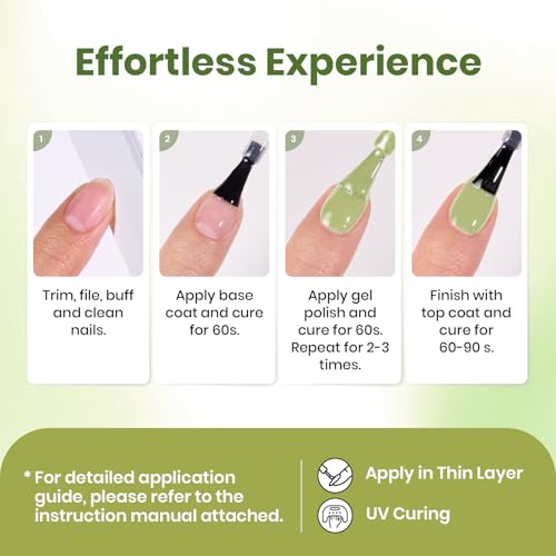 Image of Beetles Lime Green Glitter Gel Nail Polish, 15ML Sparkly Yellow Green Gel Polish, Shimmer UV LED Soak Off Color Gel for Summer Party Nail Art DIY Manicure