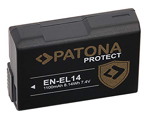 PATONA Protect V1 Batteria EN-EL14, completamente