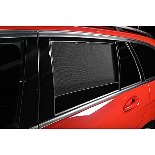 CAR SHADES Juego (Puertas traseras) Compatible con Mercedes GLA X156 2014-2020 (2-Partes) cortinillas Parasol a Medida