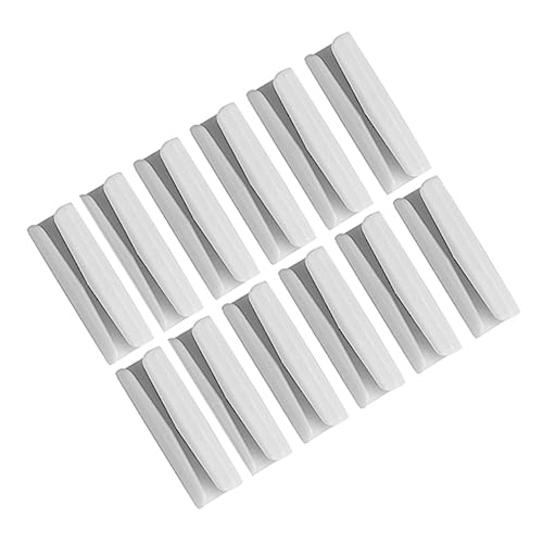 Zerodeko 12Pcs Non Slip Bed Sheet Clips Slip Holder Fasteners for Mattress Covers Sofa Cover and Bedspread Grey Design for Secure Bedding and Tablecloths