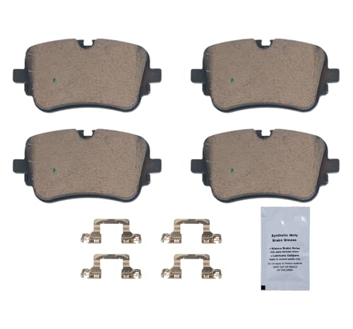 Image of HUSCH D2365 Rear Ceramic Brake Pads Kit Fit For Audi A6 2019-2021, For A8 2020-2021, For S6 2020-2021, For S7 2020-2021, For S8 2020-2021, For Q7 2020-2021, For Q8 2020-2021