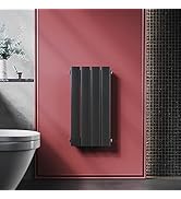 Design Handdoekradiator Wingrave Mat Antraciet 160x40cm