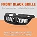CarPartsDepot Front Grille Grill Black Shell Insert Compatible With 2004-2005 Honda Civic Coupe 2-door 71121S5PA02 HO1200165