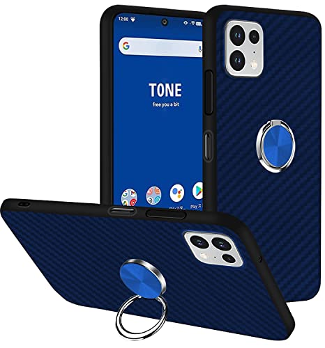 TONE E22 ケース リング付き TPU ソフト 背面 ストライプのデザイン tone e22 耐衝撃 ケース カバー 米軍MIL規格取得 衝撃吸収 防指紋 薄型 軽量 車載ホルダー対応 ストラップホール付き レンズ保護 スマホケース