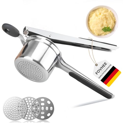 Schiacciapatate Elettrico In Acciaio Inox 1100W – Capacità 40-100 Kg/h, Per Purè, Pappe E Succhi, Uso Professionale E Domestico
