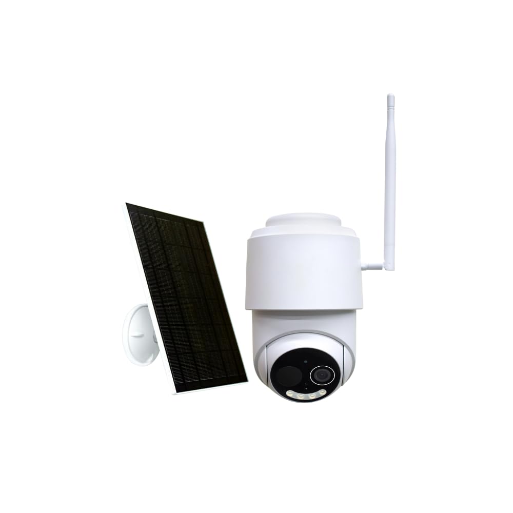 DAEWOO Pack Alarme PA543Z - Système d'alarme Full 4G & Zigbee, Compatible Animaux, Qualité Professionnelle, Contrôle à Distance, 17 Accessoires, Sirène solaire, 1 Caméras intérieur-2 Caméras Autonomes
