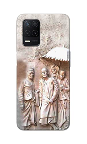 Image of Printed Hard Back Cover Case for Realme Narzo 30 5G Back Cover (Sai Baba) -1803