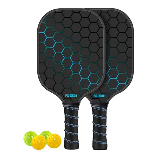 Raquette de pickle ball en fibre de verre légère pour adultes et enfants