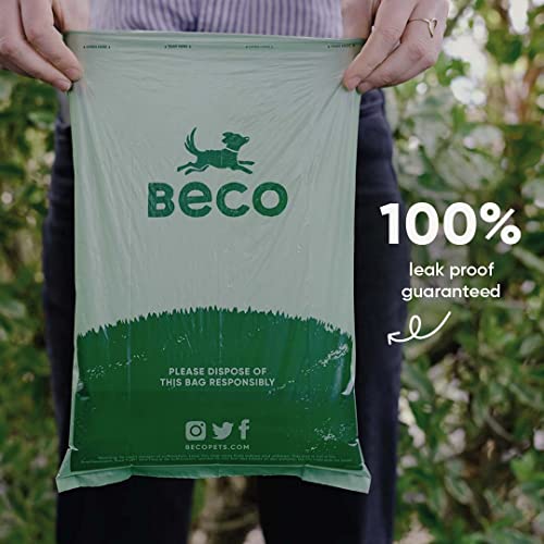 Beco Super Strong & Large Poop Bags | Mint Scented Dog Poo Bags | 270 Refill Rolls [18 x 15] | Dispenser Compatible - Image 3