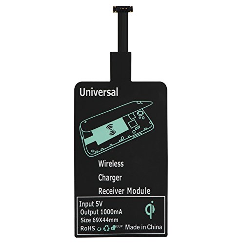 Bewinner Wireless Charger Receiver - for Wireless Charging Devices with QI Standard - Low Heat Emission,Adopt Smart Control Charging of TI - High Compatibility - DIY Wireless Charger Parts(Front)