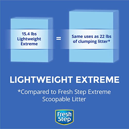 Fresh Step Lightweight Clumping Cat Litter, Odor Control With Febreze, 15.4 Lbs #TOP3