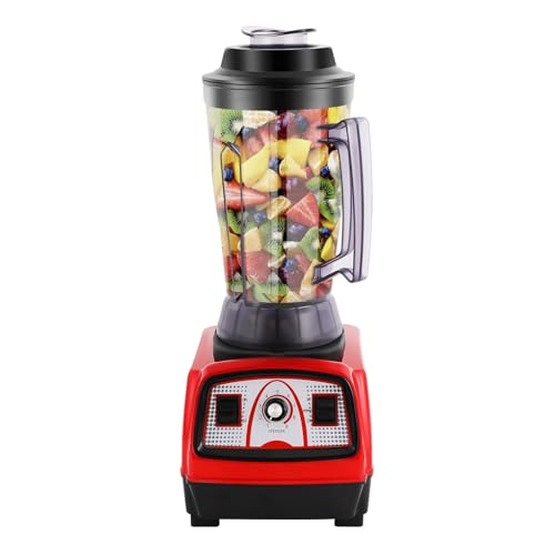 Batidora de vaso 2200 W Smoothie Maker 9 velocidades ajustables 26000 rpm Blender 4 l con varilla agitadora, para familias, restaurantes, bares, supermercados