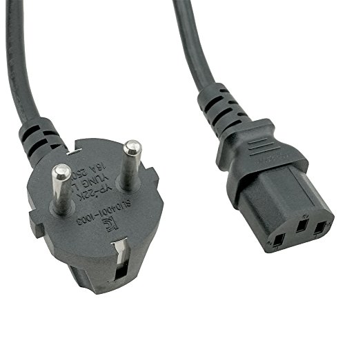 ACP1007 Korea 3 Prong Plug KSC8305 to IEC C13 6 Foot Power Cord with KTL Certification. Suitable to use as a Korea PC Computer Power Cord, Korea Monitor Power Cord or Korea Printer Power Cord.