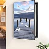 VetraGlow 16x24 in Decorative Fuse Box Covers, Hide Electrical Panel Meter Breaker Wall Mounted Cover, Magnetic Creative Hanging Picture(40x60cm)