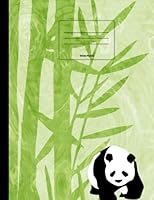 Panda Notebook: Animal Composition Notebook, Journal, Wide Ruled, Softcover, 100 sheets/200 pages, 9 3/4" x 7 1/2" 1974343014 Book Cover