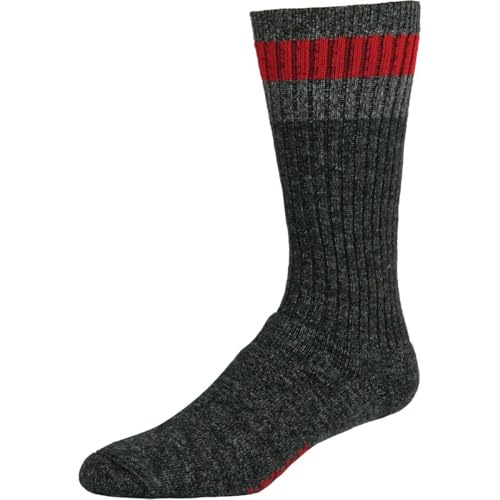Wigwam Unisex Merino Hiker Midweight Crew, Red, Medium