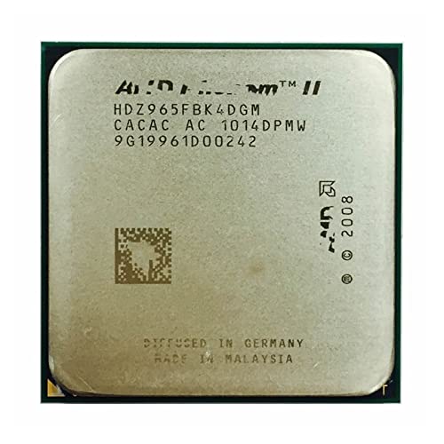CPU X4 965 3.4 gHz Quad-Core CPU�v���Z�b�T HDZ965FBK4DGM�\�P�b�gAM3
