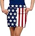 Produktbild Loudmouth Golf Damen Skort aus 100% StretchTech, 4. Juli Stars & Stripes, Damen, Mehrfarbig, 10