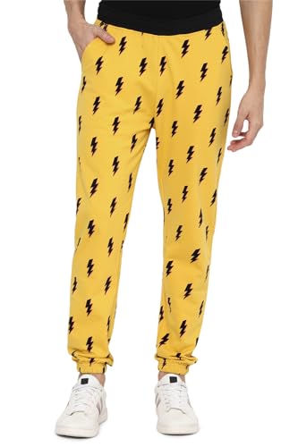 Image of FOREVER 21 Mens Printed Regular Fit Pants