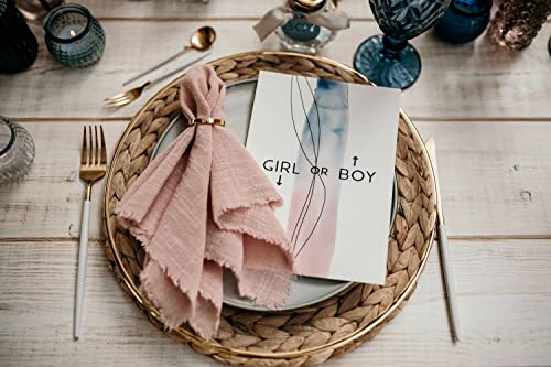 Handmade Cloth Napkins,Delicate Cotton Cloth Napkins With Fringe Set Of 12, Reusable Soft Napkins For Dinner,Party,Weddings,Christmas,Thanksgiving Day,Halloween（Pink）… #TOP4