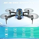 Mini Drone with Camera, Drones for Kids Adults, Boys Gifts, 1080P HD Foldable Drone with Gravity Control, Gestures Selfie, Altitude Hold, One Key Start, 3D Flips, 2 Batteries, Toy for Boys Girls - Image 3