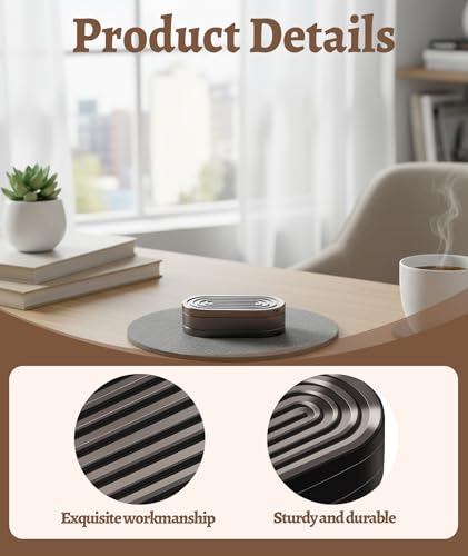Image of Metal Fidget Toys Adults, Fidget Slider Magnetic Toys, Adults for Anxiety and Stress Relieve Autism Cool Office Gadgets for Desk-Black