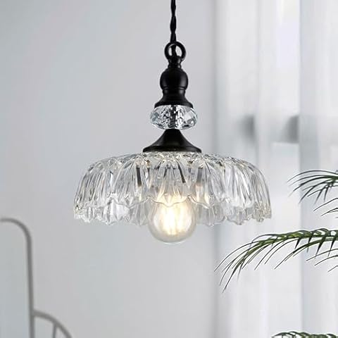 CVKASH Vintage Glass Pendant Light Cover